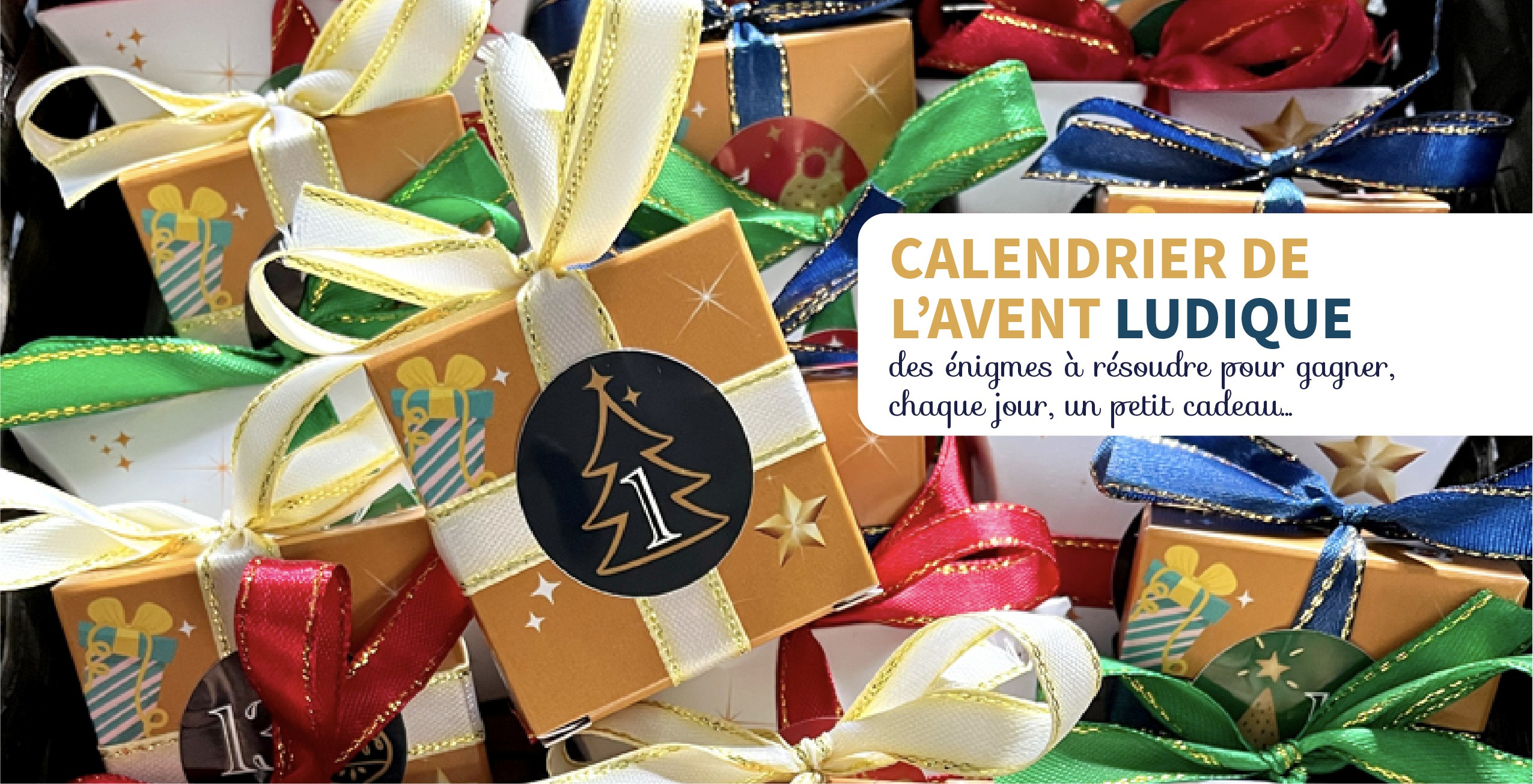Un calendrier de l'avent avec des énigmes vidéos à résoudre chaque jour.